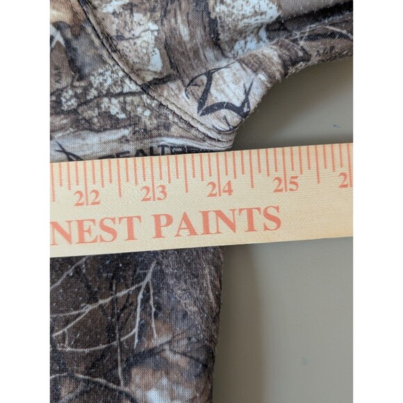 RealTree Women's XL 16-18 Performance Fleece Lined Hoodie Pink Camo Antler Print - Picture 10 of 13